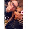 Aaron Carter et sa petite amie, Melanie Martin, sur Instagram, le 28 février 2020.