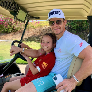 Mark Wahlberg et sa fille Grace. Décembre 2019.