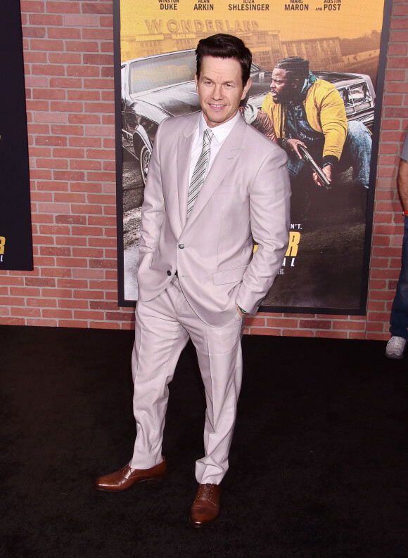 Mark Wahlberg à la première du film "Spenser Confidential" à Los Angeles, le 27 février 2020.