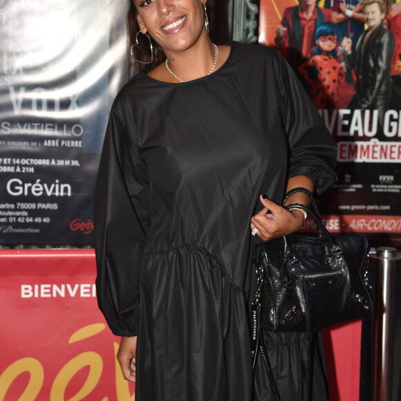 Amel Bent - Le chanteur Soprano inaugure sa statue de cire au Musée Grévin à Paris, France, le 19 septembre 2019. © Giancarlo Gorassini/Bestimage