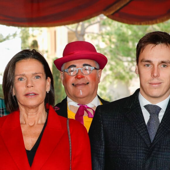 Pauline Ducruet, la princesse Stéphanie de Monaco, Louis Ducruet, Camille Gottlieb - Troisième jour du 44ème Festival International du Cirque de Monte-Carlo à Monaco le 19 janvier 2020. © Claudia Albuquerque / Bestimage