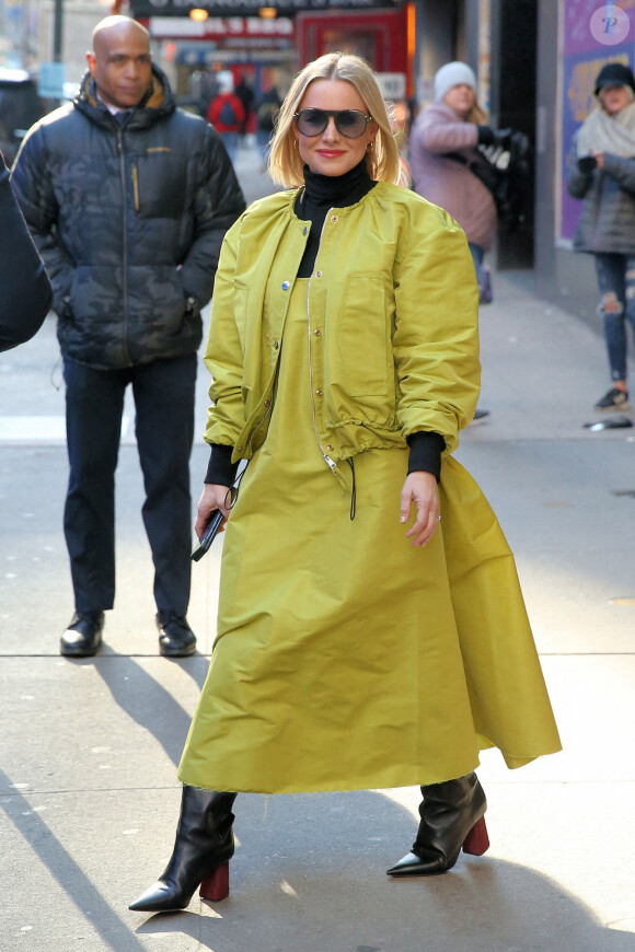 Kristen Bell à New York, le 21 février 2020.