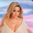 Katy Perry dévoile sa première grossesse dans son clip "Never Worn White" sur Youtube, le 4 mars 2020.