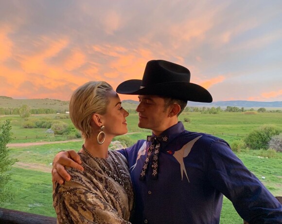 Katy Perry et Orlando Bloom sur Instagram. Le 24 juin 2019.