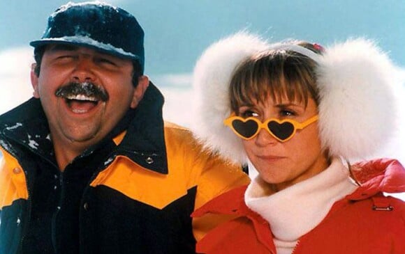 Marie-Anne Chazel et Gérard Jugnot dans le film "Les Bronzés font du ski".