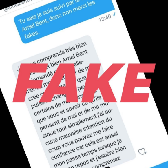 Amel Bent dénonce l'usurpation d'identité dont elle est victime sur les réseaux sociaux. Avril 2020.