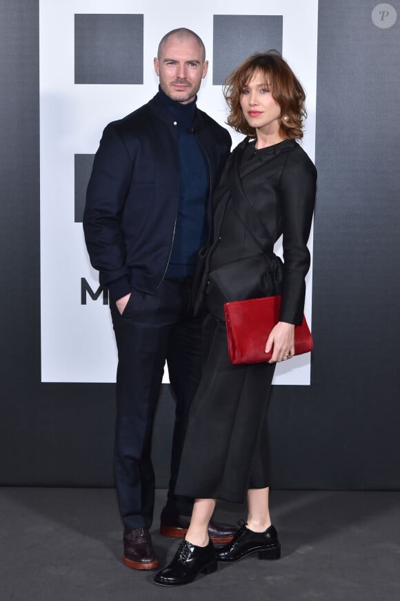 Flood Richard, Pession Gabriella lors l'évènement "Moncler Genius" en ouverture de la Fashion Week de Milan, le 20 février 2018.
