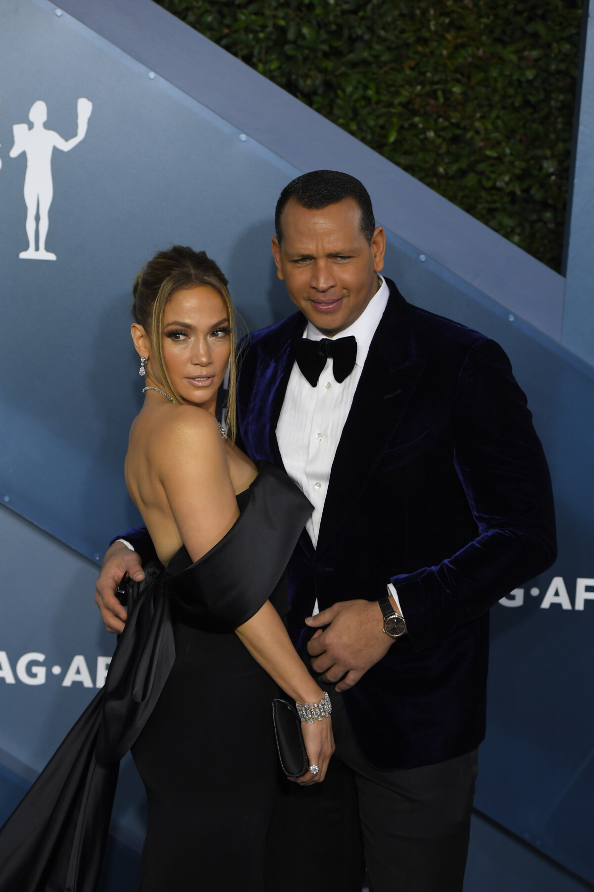 Photo Jennifer Lopez et son fiancé Alex Rodriguez Photocall 26e