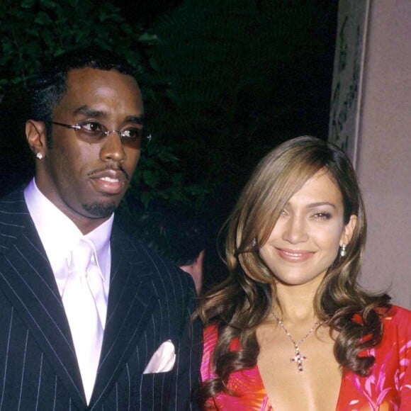 Jennifer Lopez et Sean "Diddy" Combs - Arista Records pre-Grammy Awards Party. Los Angeles. Le 23 février 2000.