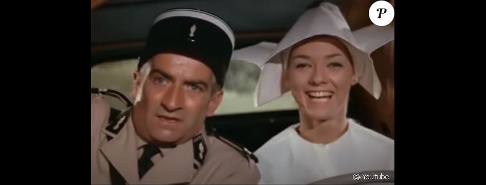 Fille De Louis De Funès Dans Les Gendarmes Soeur Clotilde (France Rumilly) avec Louis de Funès dans Le Gendarme de