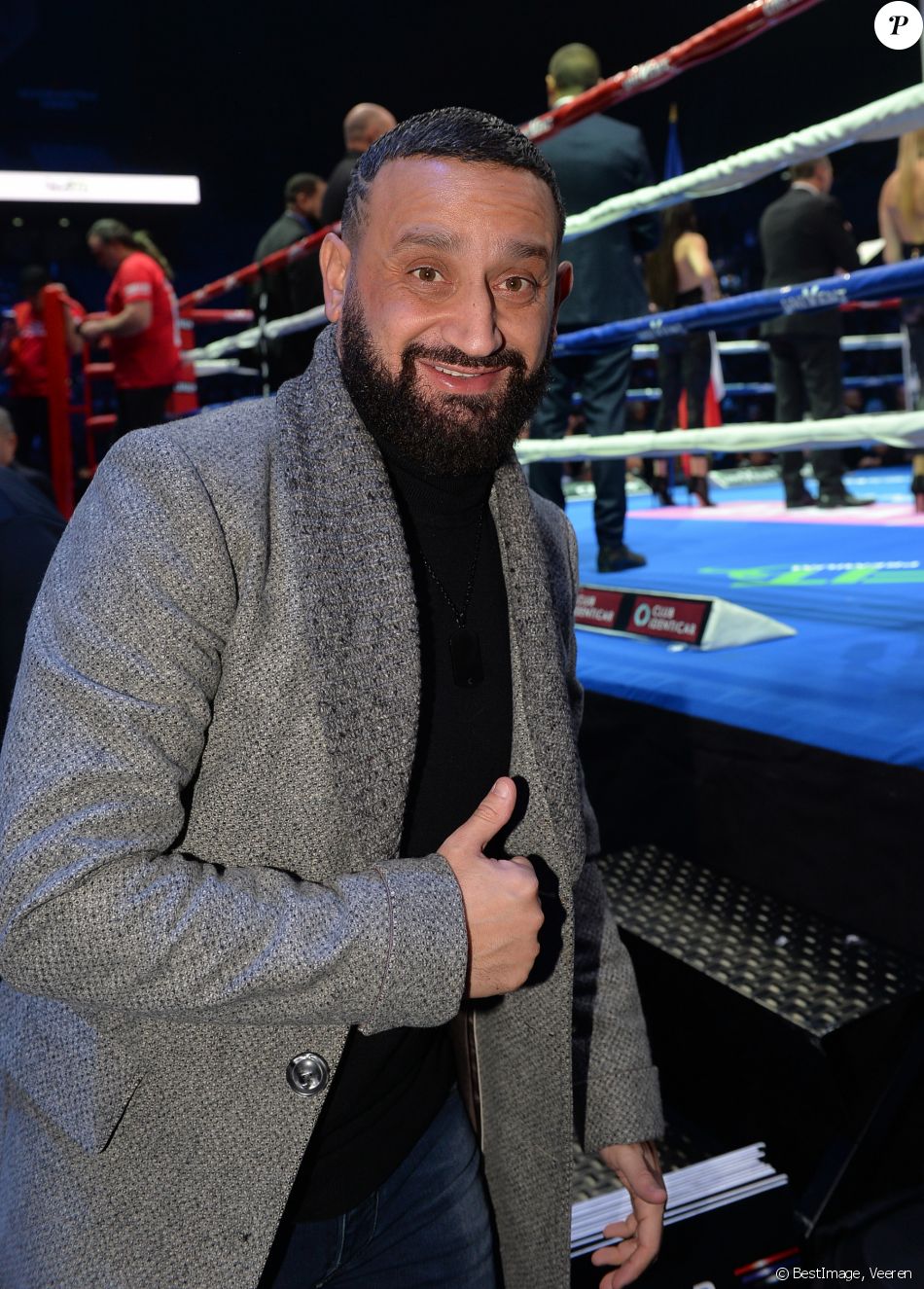 Cyril Hanouna lors du gala de boxe Univent à l&#039;AccorHotels Arena de Paris pour le championnat du monde WBA le 15 novembre 2019. © Veeren / Bestimage
