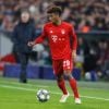 Kingsley Coman lors du match de Ligue des Champions entre le Bayern de Munich et Tottenham à Munich le 11 Décembre 2019. Le Bayern a gagné 3 à 1.