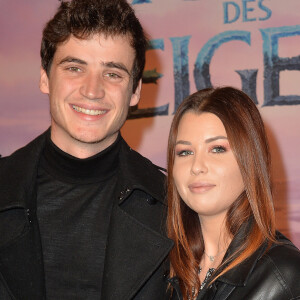 Le DJ belge Henri PFR et sa compagne Marie Lopez (Enjoy Phoenix) - Projection exceptionelle de "La Reine des Neiges 2 " au Grand Rex à Paris le 13 novembre 2019. © Veeren Ramsamy/Bestimage