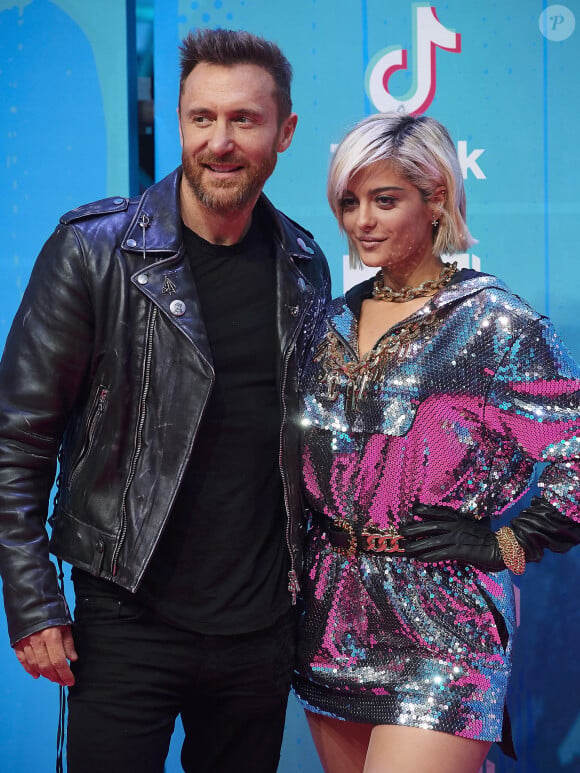 David Guetta, Bebe Rexha à la soirée MTV Europe Music Awards à Bilbao en Espagne, le 4 novembre 2018