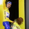 Julian Alaphilippe, maillot jaune du tour de France 2019 lors de l'étape 4 entre Reims et Nancy le 9 juillet 2019. © Nico Vereecken / Panoramic / Bestimage