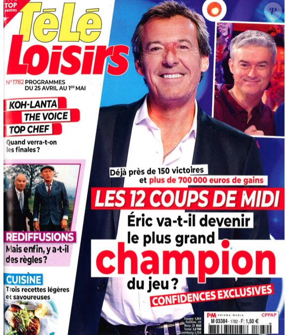 Magazine "Télé Loisirs" en kiosques le 20 avril 2020.