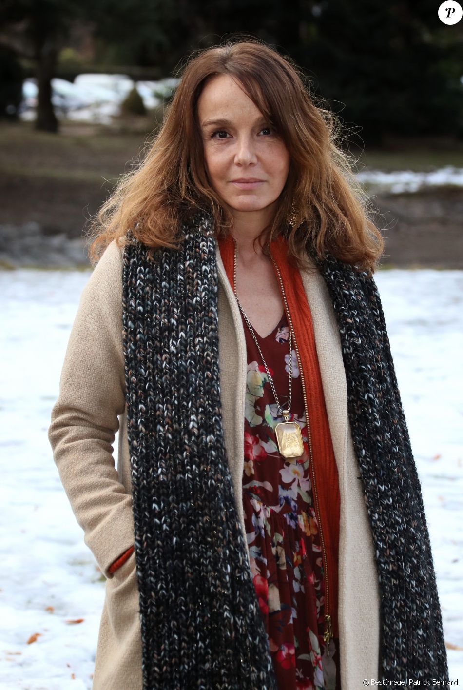 L'actrice Philippine LeroyBeaulieu pour le film Agathe Koltes lors du