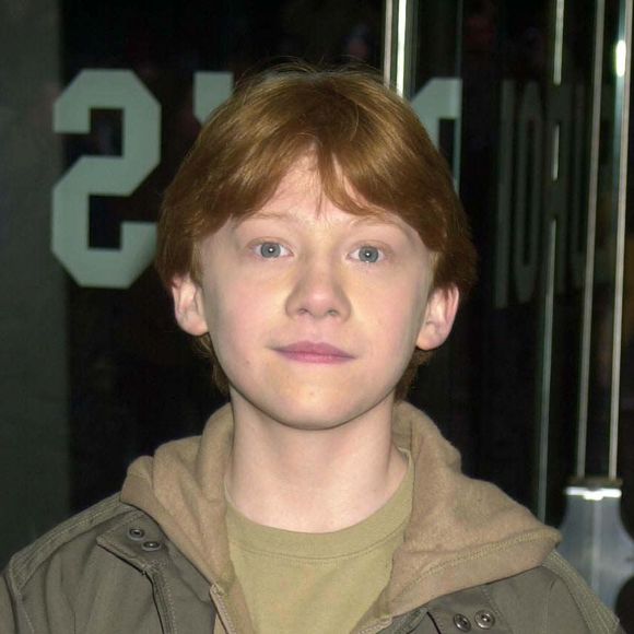 Rupert Grint à l'avant-première du film Harry Potter à l'école des sorciers, à Londres, le 5 novembre 2001. 