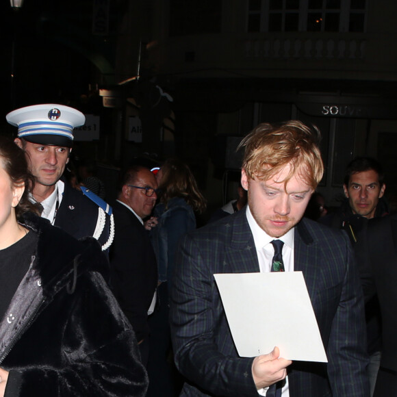 Rupert Grint et sa compagne Georgia Groome - Clôture du 29ème Festival du Film de Dinard le 29 septembre 2018. © Denis Guignebourg/Bestimage