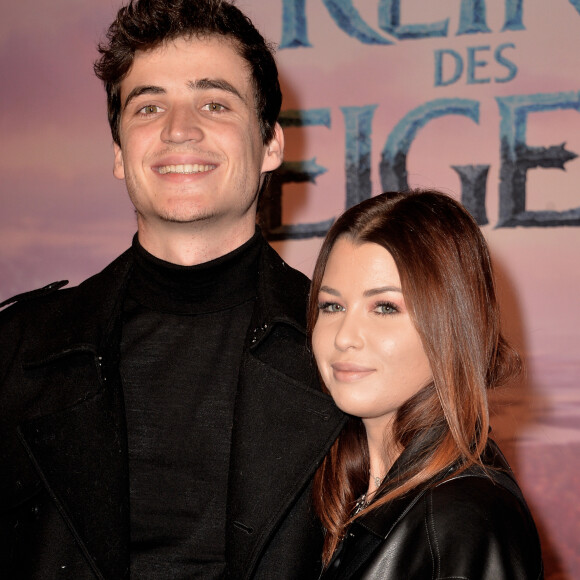 Le DJ belge Henri PFR et sa compagne Marie Lopez (Enjoy Phoenix) - Projection exceptionelle de "La Reine des Neiges 2 " au Grand Rex à Paris le 13 novembre 2019. © Veeren Ramsamy/Bestimage
