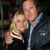 Sophie Favier et son compagnon Bruno Proost - Le Royaume des Enfants, une base de loisirs pour enfants, a ouvert ses portes à Draveil au profit de l'association "Un cadeau pour la vie". Draveil. Le 4 septembre 2015.