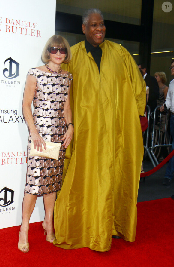 Anna Wintour et Andre Leon Talley à New York, le 5 août 2013.