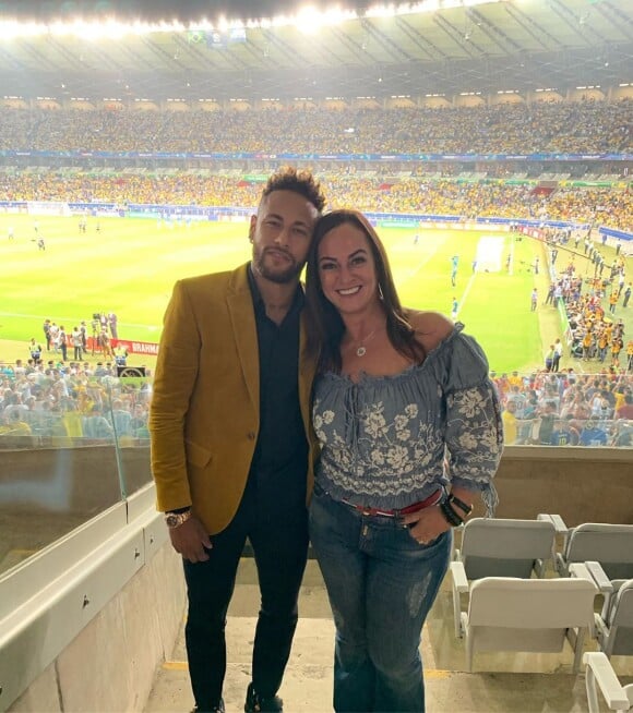Neymar et sa mère Nadine sur Instagram, le 3 juillet 2019.