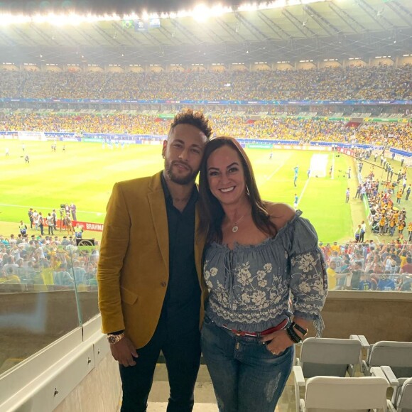 Neymar et sa mère Nadine sur Instagram, le 3 juillet 2019.