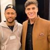 Tiago Ramos avec Neymar au Parc des Princes le 9 janvier 2020