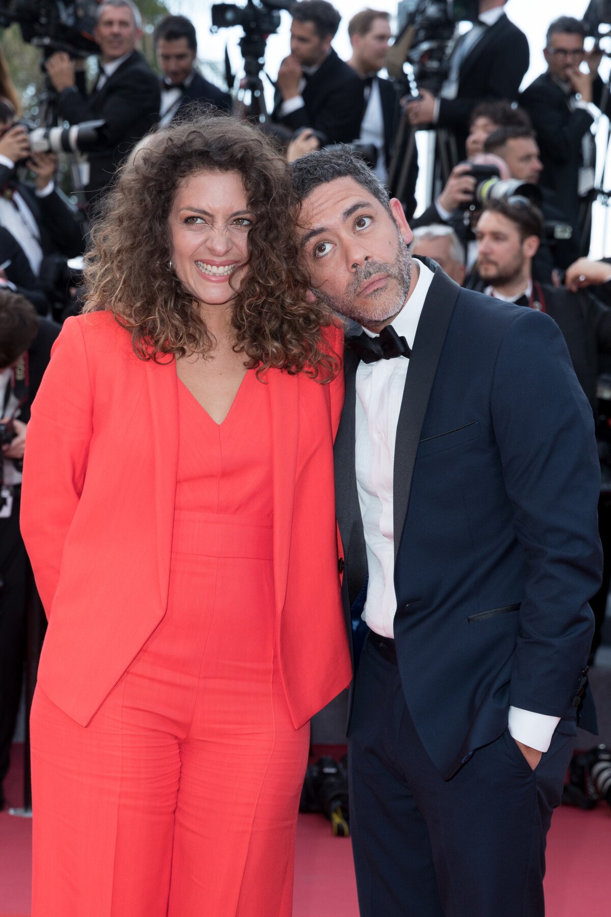Photo AnneValérie Payet et son frère Manu Payet Montée des marches du film Photo AnneValérie Payet et son frère Manu Payet Montée des marches du film