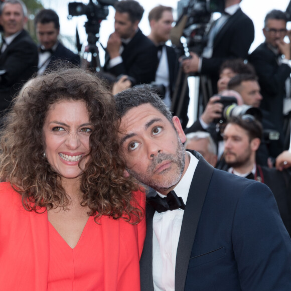 Anne-Valérie Payet et son frère Manu Payet - Montée des marches du film "Everybody Knows" lors de la cérémonie d'ouverture du 71ème Festival International du Film de Cannes. Le 8 mai 2018 © Borde-Jacovides-Moreau/Bestimage