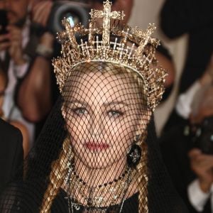 Madonna - Les célébrités arrivent à l'ouverture de l'exposition "Heavenly Bodies: Fashion and the Catholic Imagination" à New York, le 7 mai 2018. © Nancy Kaszerman via ZUMA