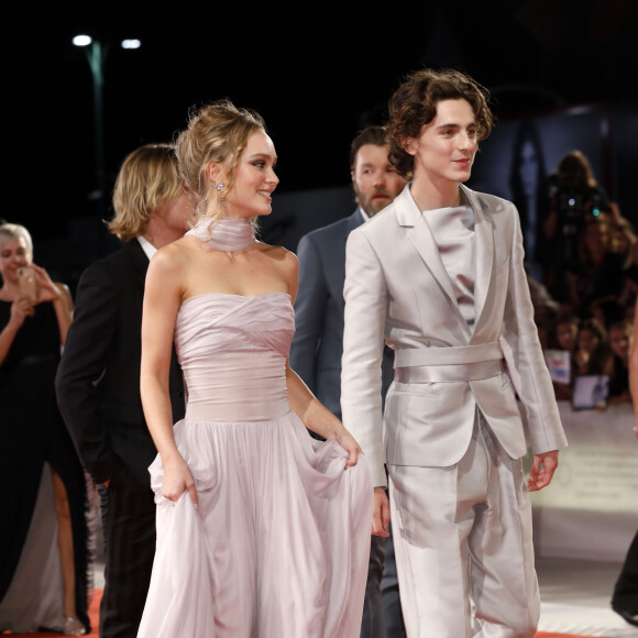 Lily-Rose Depp et Timothée Chalamet - Tapis rouge du film "The King" lors du 76ème festival international du film de Venise, la Mostra, le 2 septembre 2019. © Future-Image via ZUMA Press/Bestimage