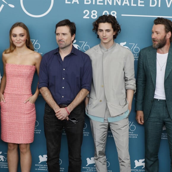 Sean Harris, Lily-Rose Depp, David Michod, Timothée Chalamet, Joel Edgerton, Ben Mendelsohn - Photocall du film "The King" lors du 76ème festival international du film de Venise, la Mostra, le 2 septembre 2019.