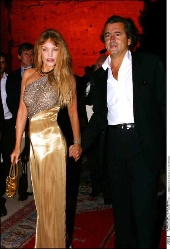 Arielle Dombasle et Bernard Henry Levy en 2002 - Marrakech