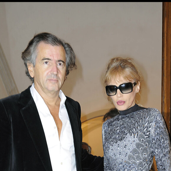 Bernard Henry Levy; Arielle Dombasle - Ouverture de la Biennale Benetton a Venise. 04/06/2009 - Venise