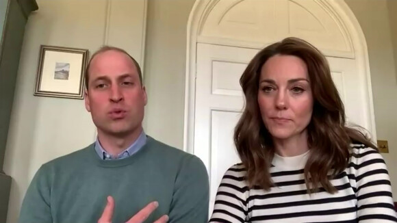 Le prince William, duc de Cambridge, et Catherine Kate Middleton, duchesse de Cambridge, racontent comment ils s'occupent des enfants et comment ils gardent le contact avec la famille pendant l'épidémie de coronavirus (COVID-19). Le 17 avril 2020.