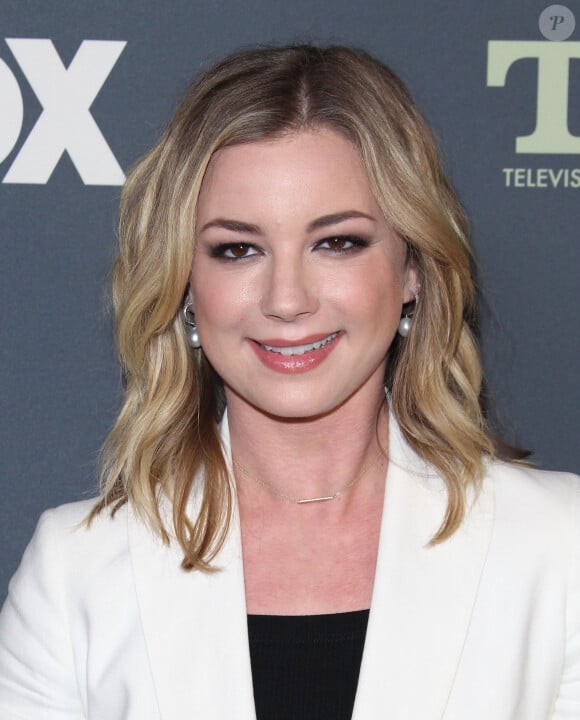 Emily VanCamp au photocall du "2019 FOX Winter TCA" à Los Angeles, le 6 février 2019.