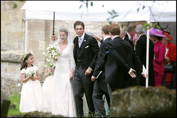 Mariage de Rose Astor et Hugh van Cutsem à Oxford, en 2005.
