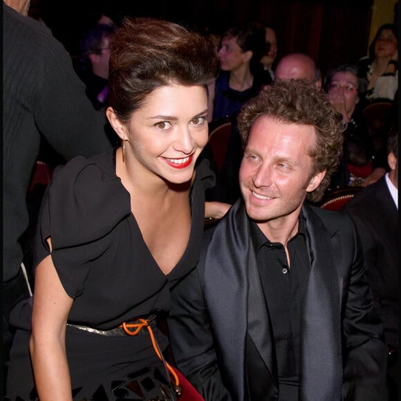 Emma de Caunes et Sinclair lors de la 34e cérémonie des César, au théâtre du Châtelet, à Paris, le 27 février 2009.