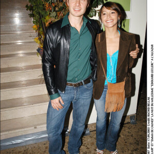 Sinclair et Emma de Caunes lors de la nuit du millésime Edourad Leclerc à l'Alcazar le 17 septembre 2003.