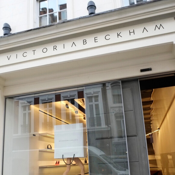 Illustration de la boutique Victoria Beckham à Londres, Royaume Uni, le 13 janvier 2020.