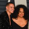 Diana Ross avec ses enfants Evan Ross et Tracee Ellis Ross à la soirée Vanity Fair Oscar Party à Los Angeles, le 24 février 2019.