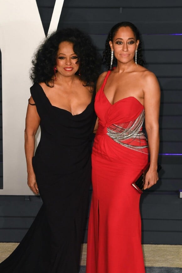 Diana Ross et Tracee Ellis Ross à la soirée Vanity Fair Oscar Party à Los Angeles, le 24 février 2019 


