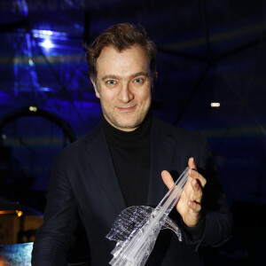 Renaud Capuçon avec le 3D Varius lors des répétions du concert Dassault Virtual Harmony au Jardin des Plantes à Paris, France, le 25 février 2020. © Gwendoline Le Goff/Panoramic/Bestimage