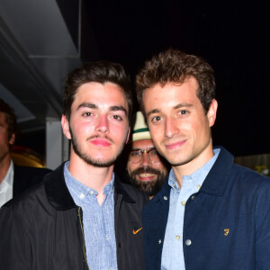 Panayotis et Hugo Clément - Soirée Orange Cinéma sur la plage du Majestic lors du 70ème Festival International du Film de Cannes, France, le 20 mai 2017. © Giancarlo Gorassini/Bestimage