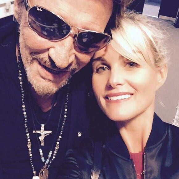 Laeticia et Johnny Hallyday sur Instagram le 1er octobre 2015.