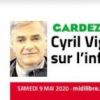 Cyril Viguier sur la Une de "Midi Libre", édition du 9 mai 2020.