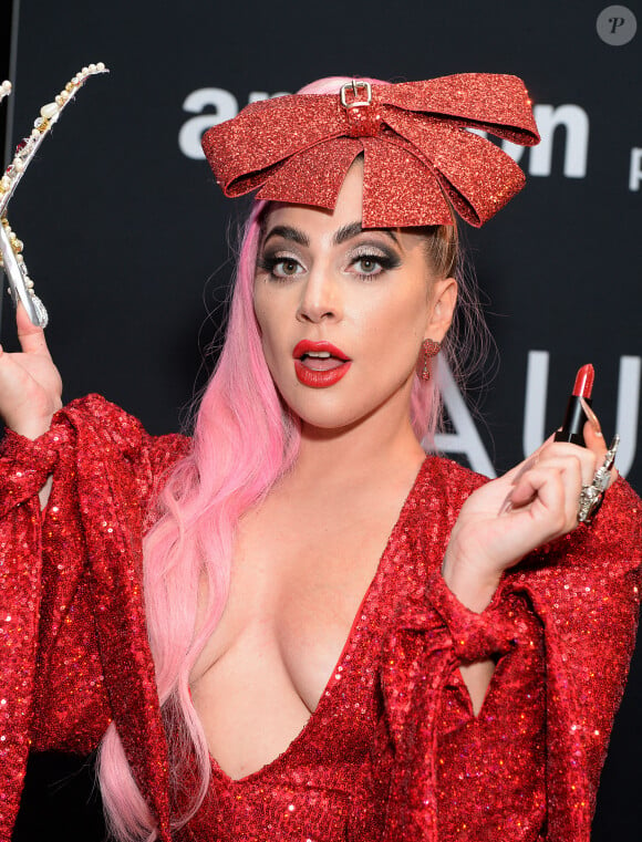 Exclu - Lady Gaga au lancement de la collection "HAUS LABORATORIES COSMIC LOVE" au Grove. Los Angeles. Le 5 décembre 2019. @Michael Simon/startraks/ABACAPRESS.COM