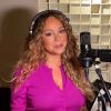 Mariah Carey chante 'Hero' pendant le confinement lié à l'épidémie de Coronavirus (Covid-19), durant le "Live at home tribute".